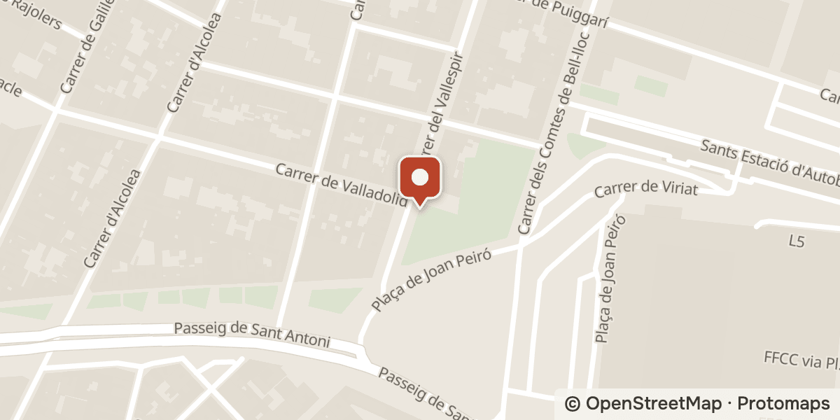 Mapa: Carrer del Vallespir, 14