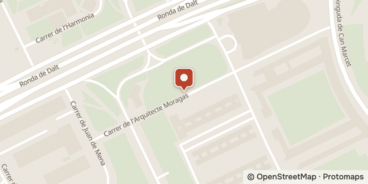 Mapa: Carrer de l'Arquitecte Moragas, 5