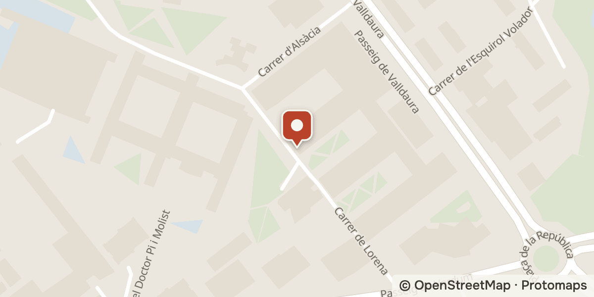 Mapa: Carrer de Lorena, 25