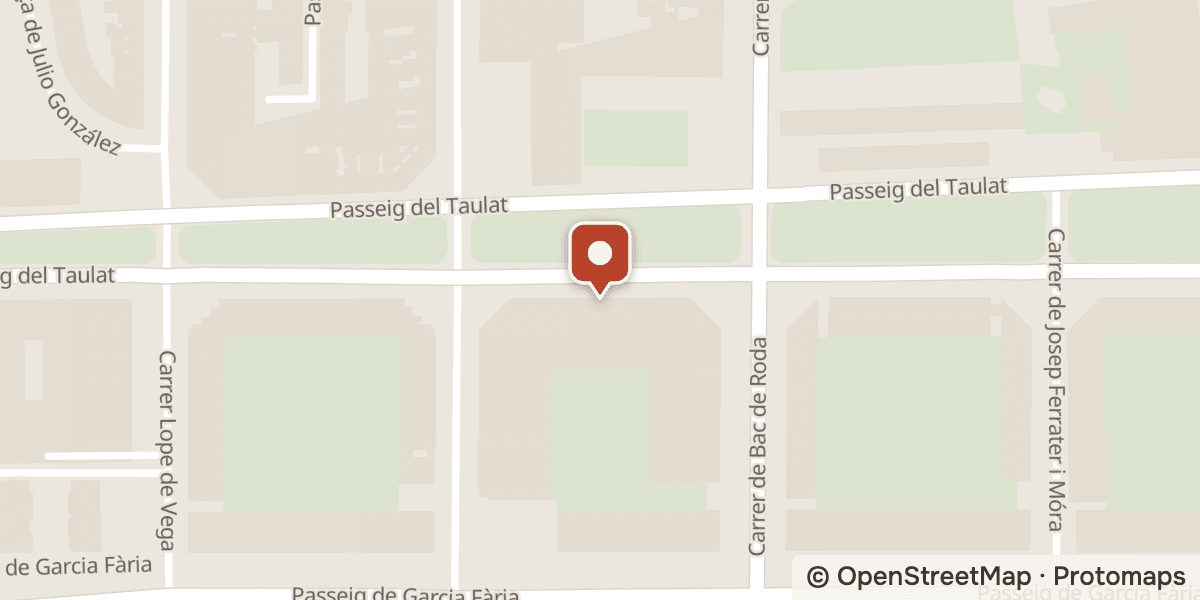Mapa: Passeig del Taulat, 146