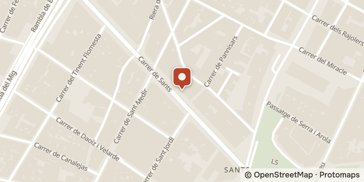 Mapa: Carrer de Sants, 162