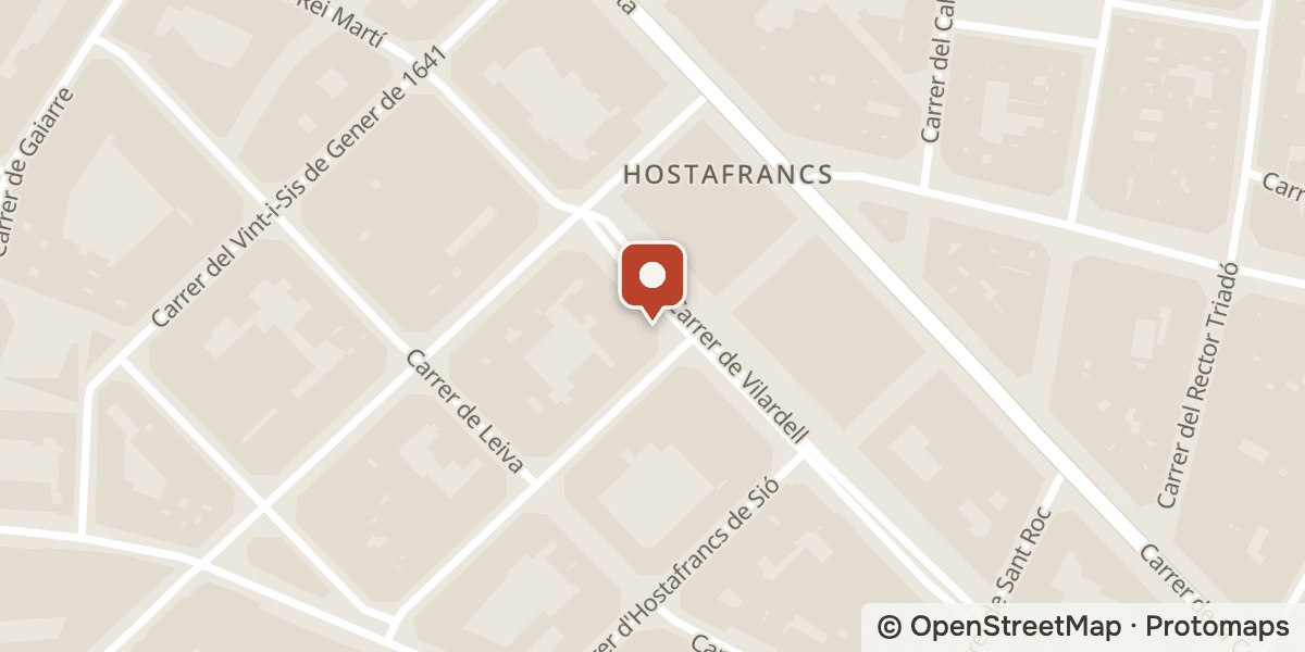 Mapa: Carrer de Vilardell, 30