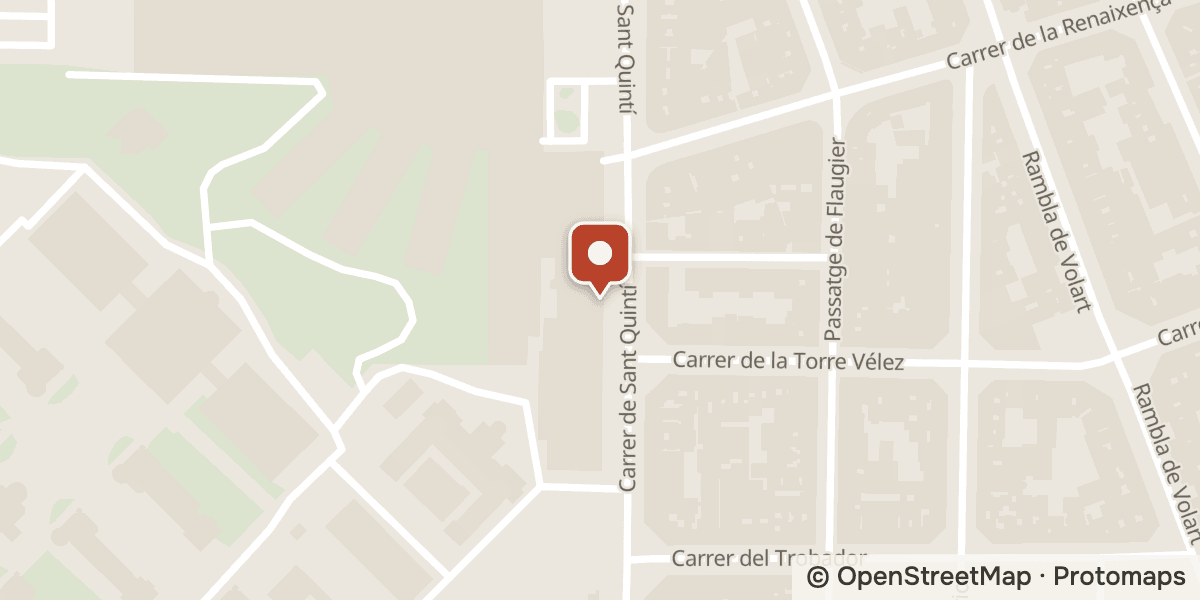 Mapa: Carrer de Sant Quintí, 77