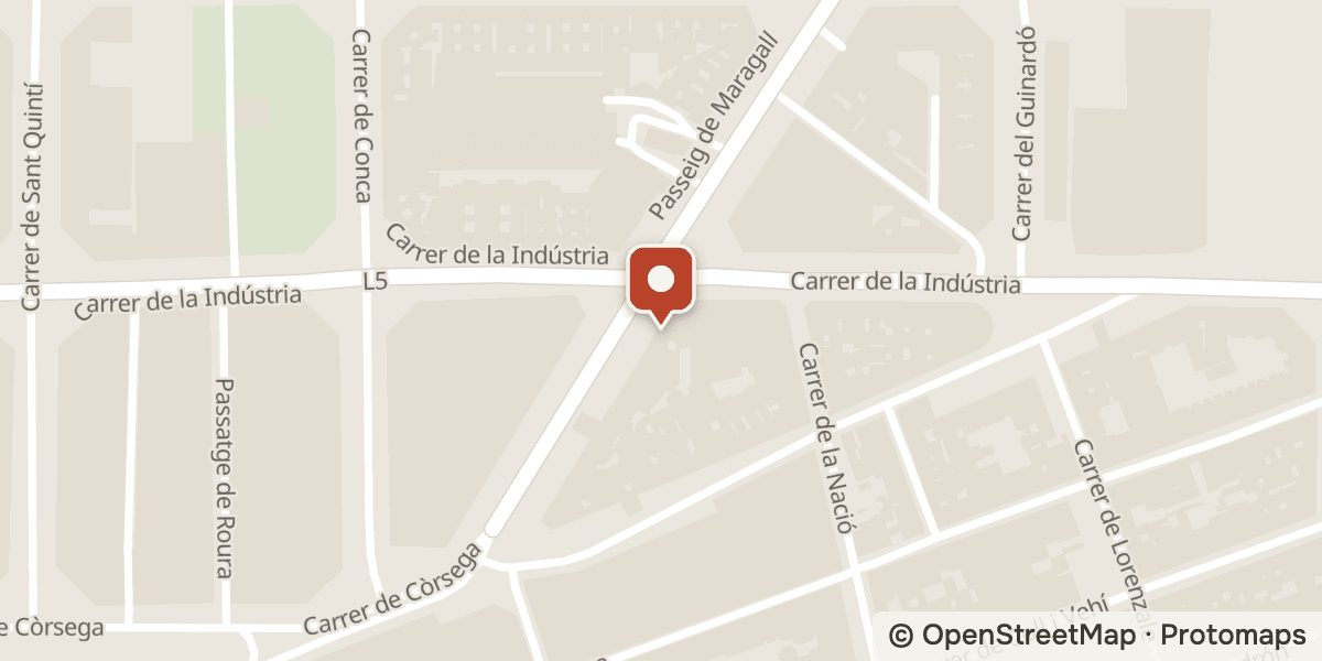 Mapa: Passeig de Maragall, 20