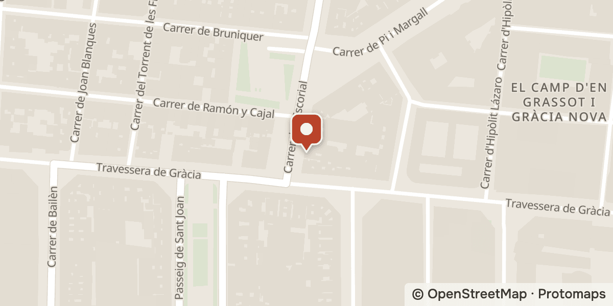 Mapa: Carrer de l'Escorial, 4