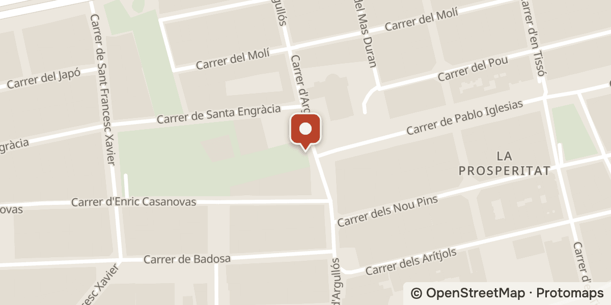 Mapa: Carrer d'Argullós, 107
