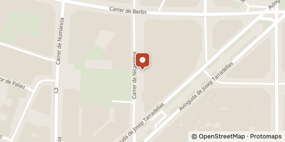 Mapa: Carrer de Nicaragua, 40