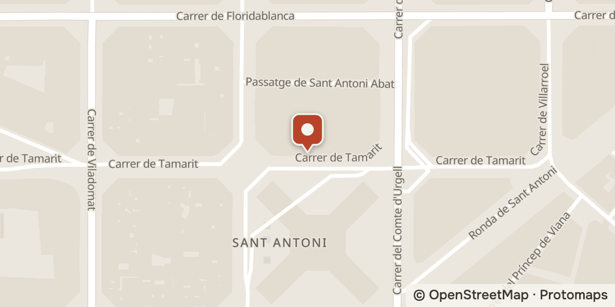 Mapa: C Tamarit, 169