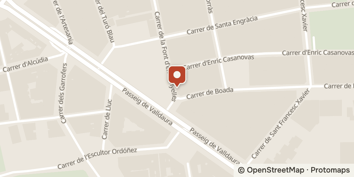 Mapa: Carrer de la Font de Canyelles, 6