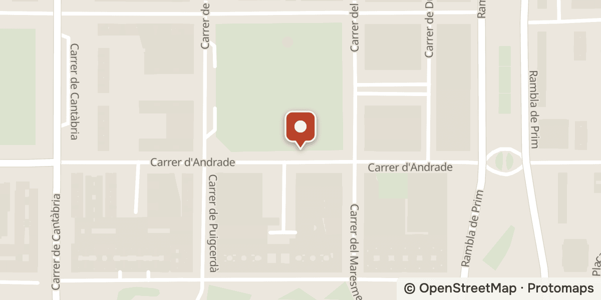 Mapa: Carrer d'Andrade, 227