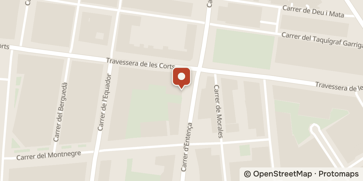 Mapa: Carrer d'Entença, 293