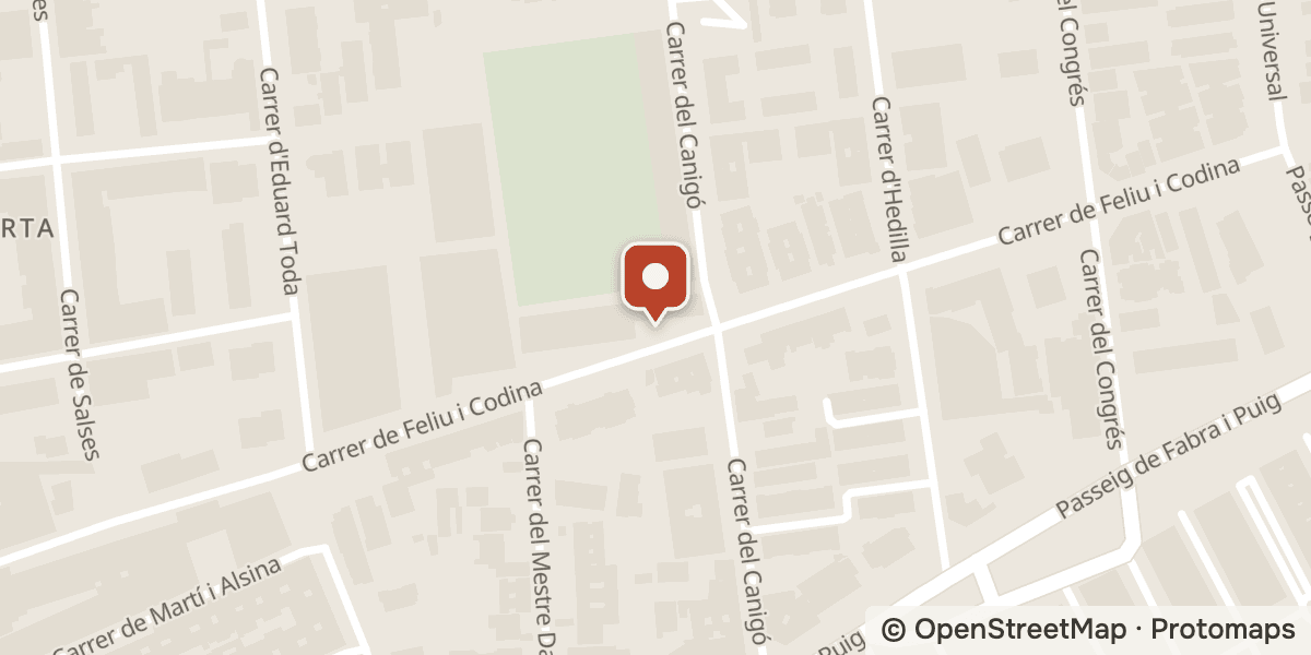 Mapa: Carrer de Feliu i Codina, 37