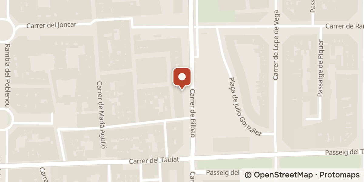 Mapa: Carrer de Bilbao, 13
