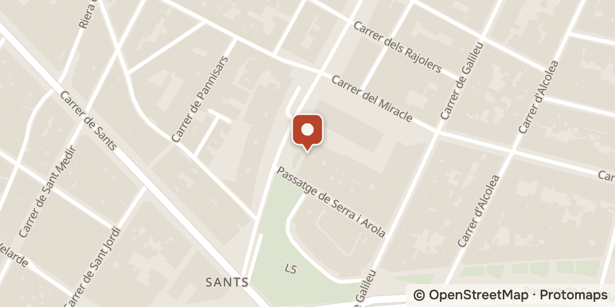 Mapa: Carrer de Joan Güell, 10